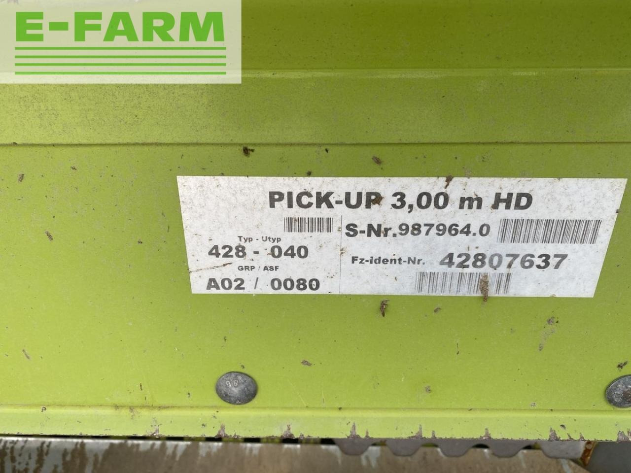 CLAAS pu 300 hd - Įranga už pašarų kombainai: foto 5 CLAAS pu 300 hd - Įranga už pašarų kombainai: foto 5