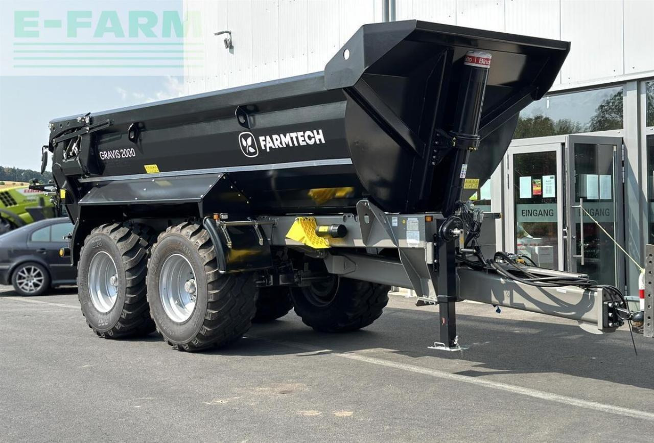 Farmtech gravis 2000 hardox black edition - Savivartė traktorinė priekaba: foto 3 Farmtech gravis 2000 hardox black edition - Savivartė traktorinė priekaba: foto 3
