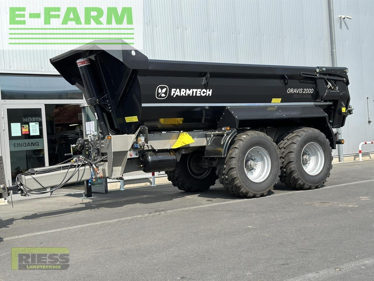 Farmtech gravis 2000 hardox black edition - Savivartė traktorinė priekaba: foto 1 Farmtech gravis 2000 hardox black edition - Savivartė traktorinė priekaba: foto 1
