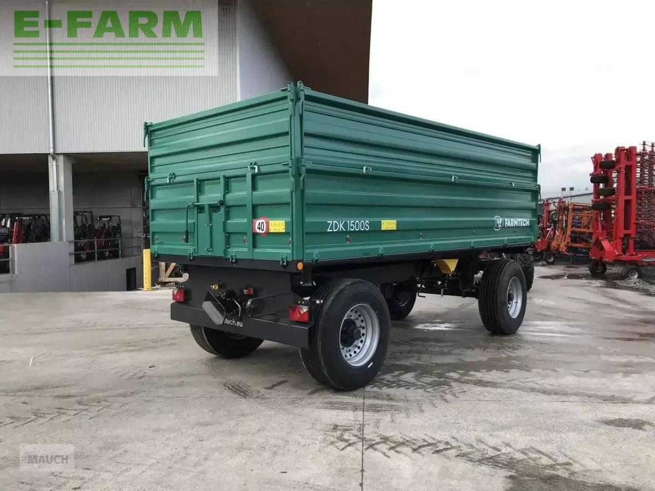 Farmtech zdk 1500 - Savivartė traktorinė priekaba: foto 3 Farmtech zdk 1500 - Savivartė traktorinė priekaba: foto 3