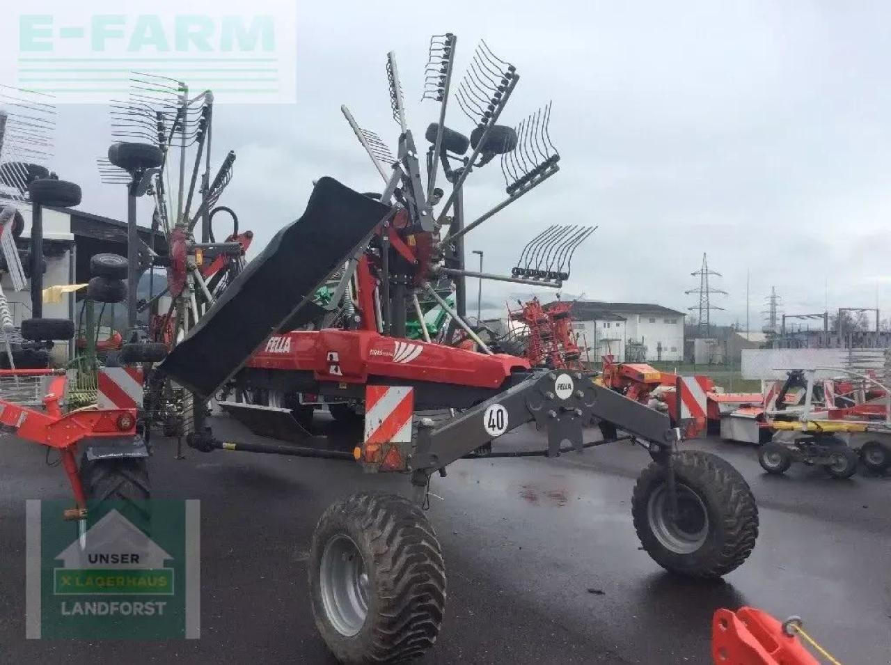 Fella juras 7850 pro - Šieno grėblys/ Vartytuvas: foto 4 Fella juras 7850 pro - Šieno grėblys/ Vartytuvas: foto 4