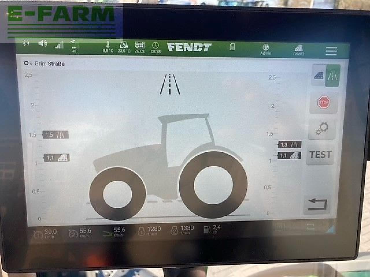 Traktorius Fendt 724 vario gen7 profi+: foto 12