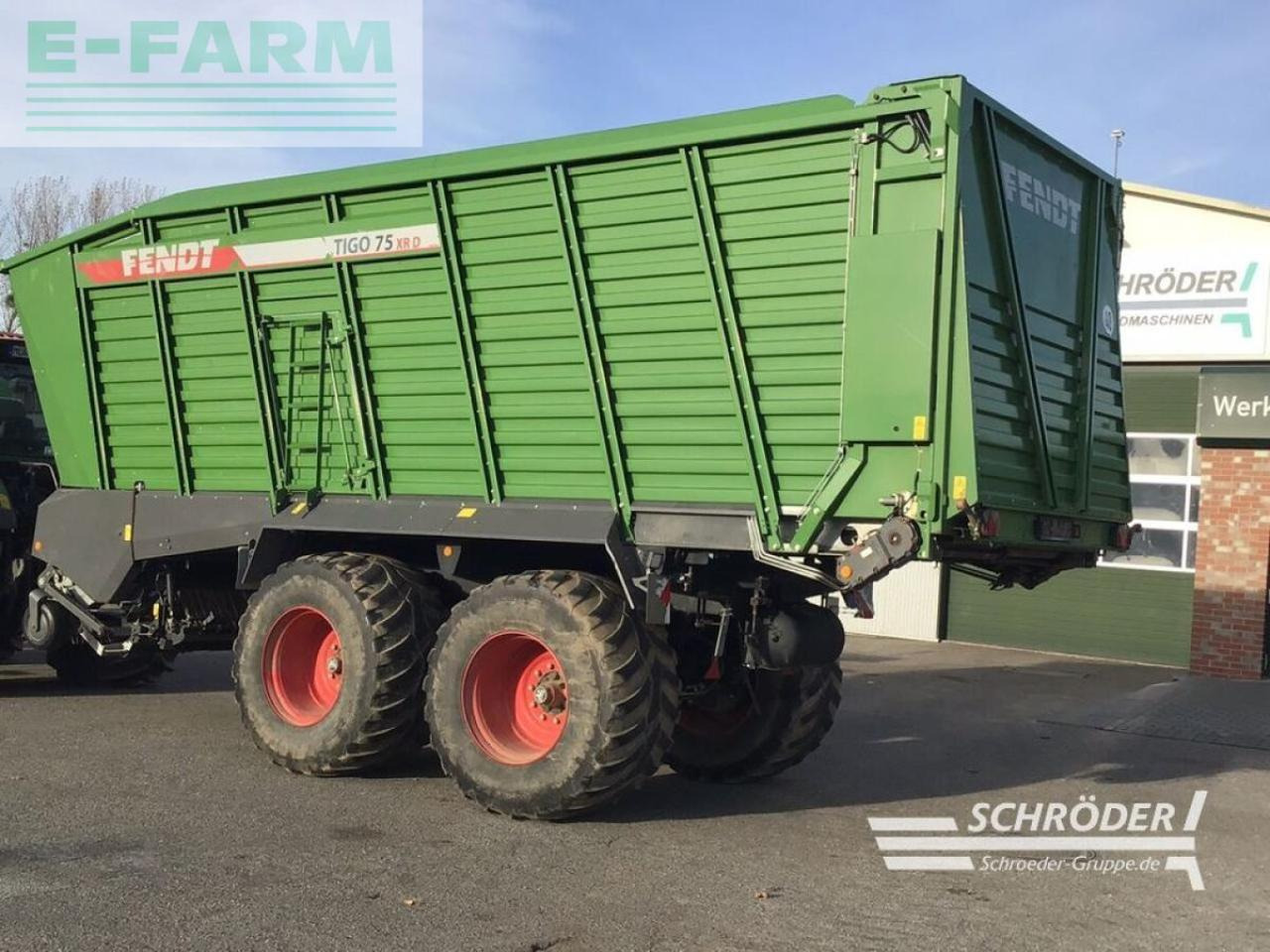 Fendt tigo 75 xr - Savivartė traktorinė priekaba: foto 4 Fendt tigo 75 xr - Savivartė traktorinė priekaba: foto 4