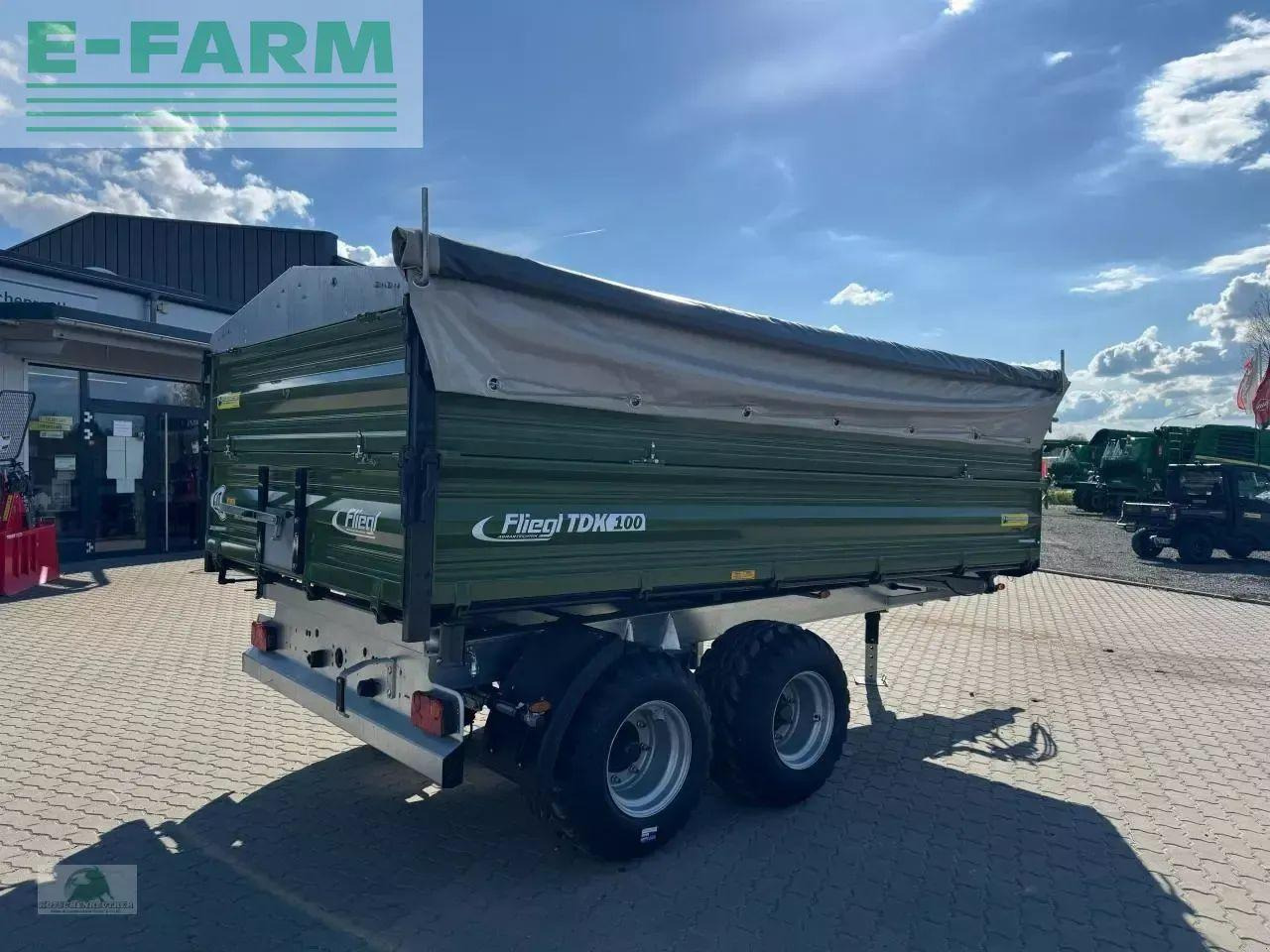 Savivartė traktorinė priekaba Fliegl tdk 100vr fox tandem: foto 6