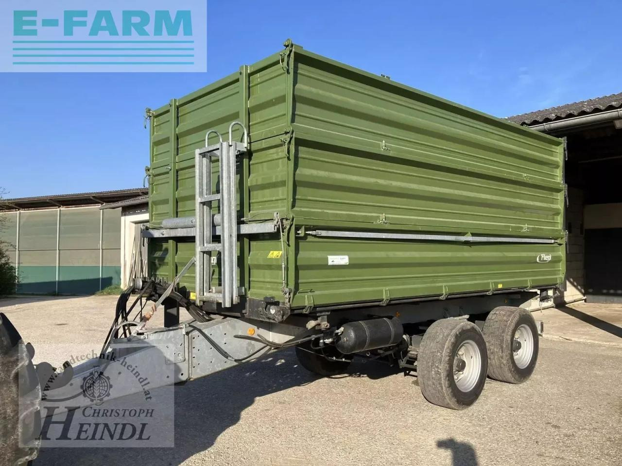 Fliegl tdk 130 fox - Savivartė traktorinė priekaba: foto 2 Fliegl tdk 130 fox - Savivartė traktorinė priekaba: foto 2