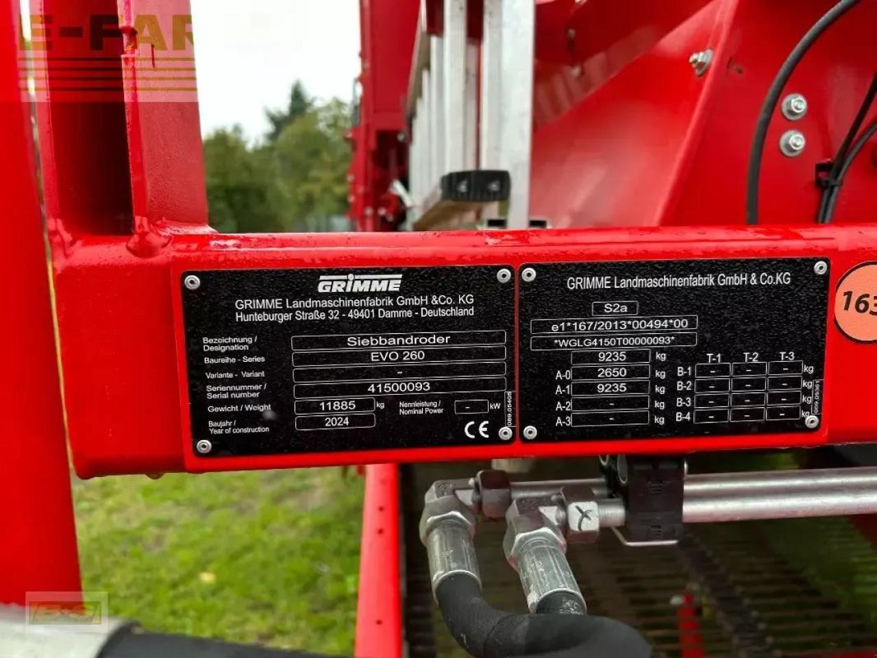 Grimme evo 260 - Bulvių kombainas: foto 3 Grimme evo 260 - Bulvių kombainas: foto 3