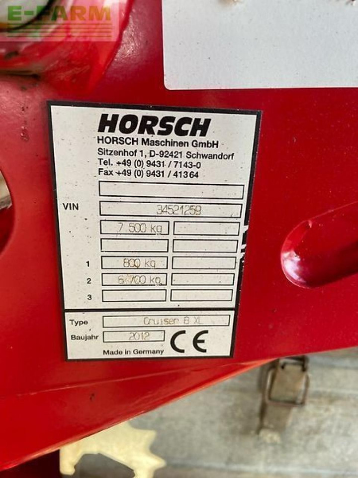 Horsch cruiser 8 xl - Kultivatorius: foto 4 Horsch cruiser 8 xl - Kultivatorius: foto 4