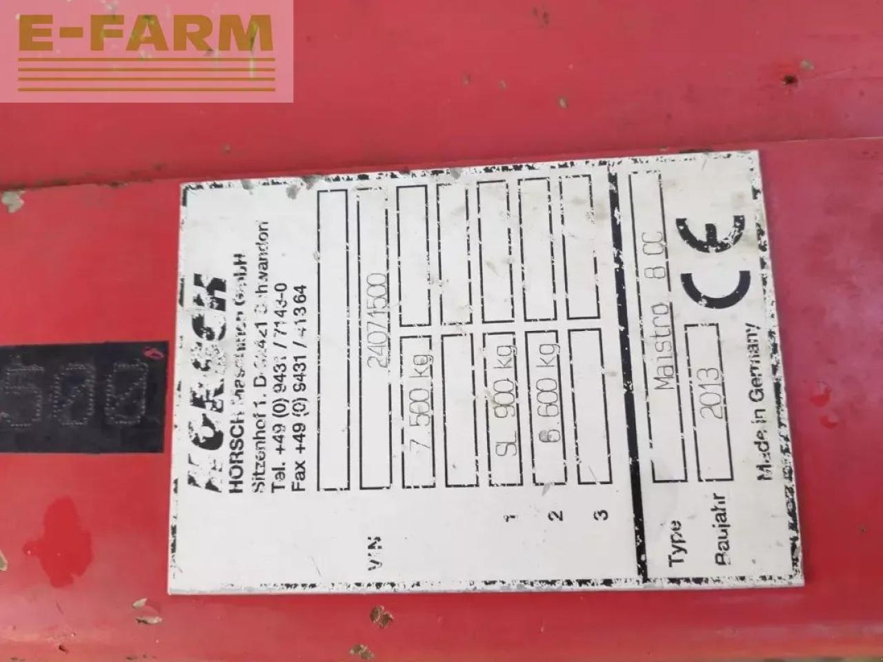Horsch maistro 8 cc - Tikslaus išsėjimo sėjamoji: foto 2 Horsch maistro 8 cc - Tikslaus išsėjimo sėjamoji: foto 2