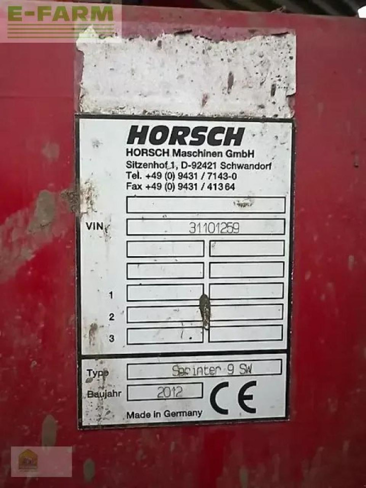 Horsch sprinter 9 sw - Kombinuota sėjamoji: foto 2 Horsch sprinter 9 sw - Kombinuota sėjamoji: foto 2