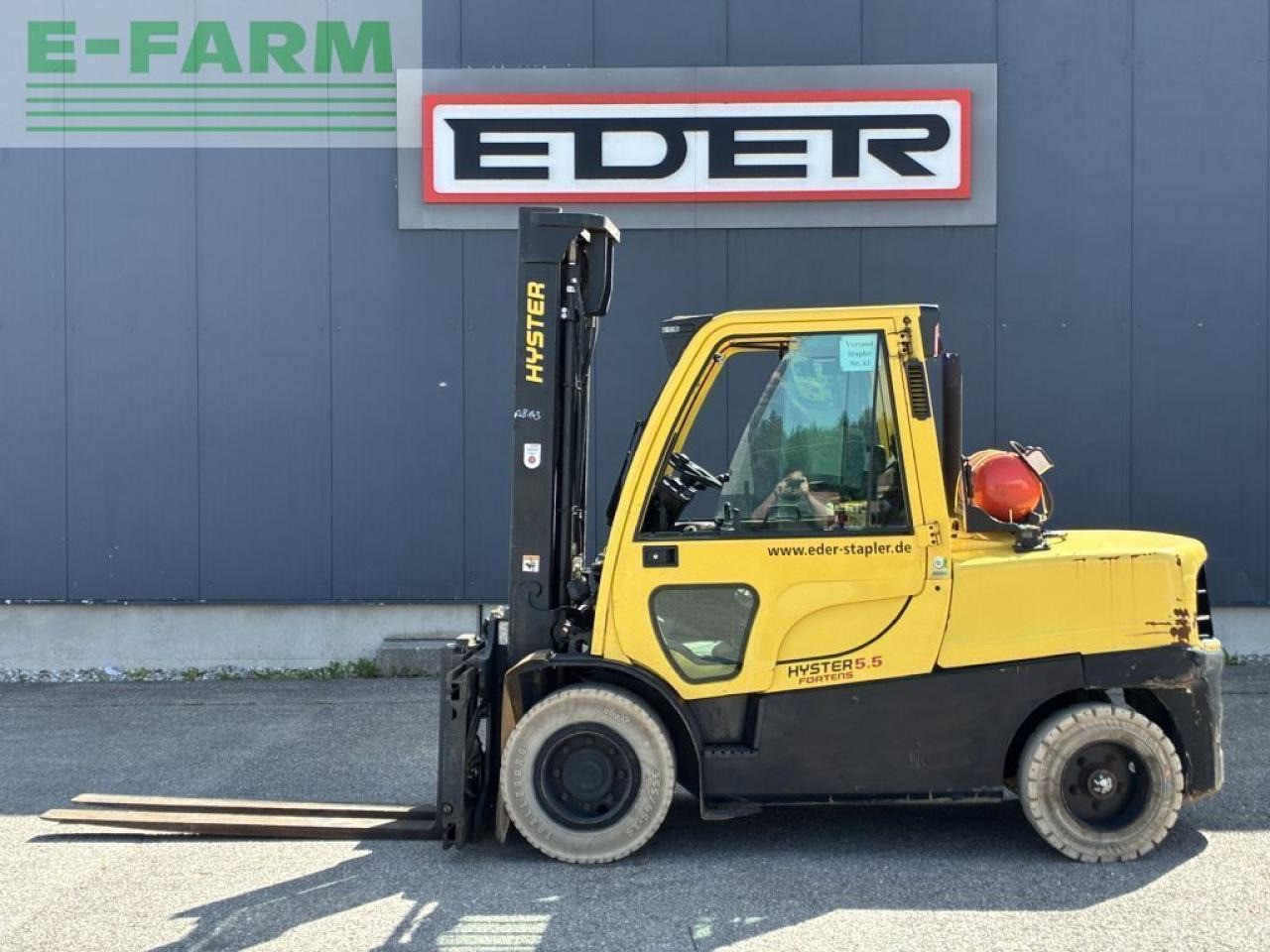 Hyster h 5.5ft - Šakinis krautuvas: foto 3 Hyster h 5.5ft - Šakinis krautuvas: foto 3
