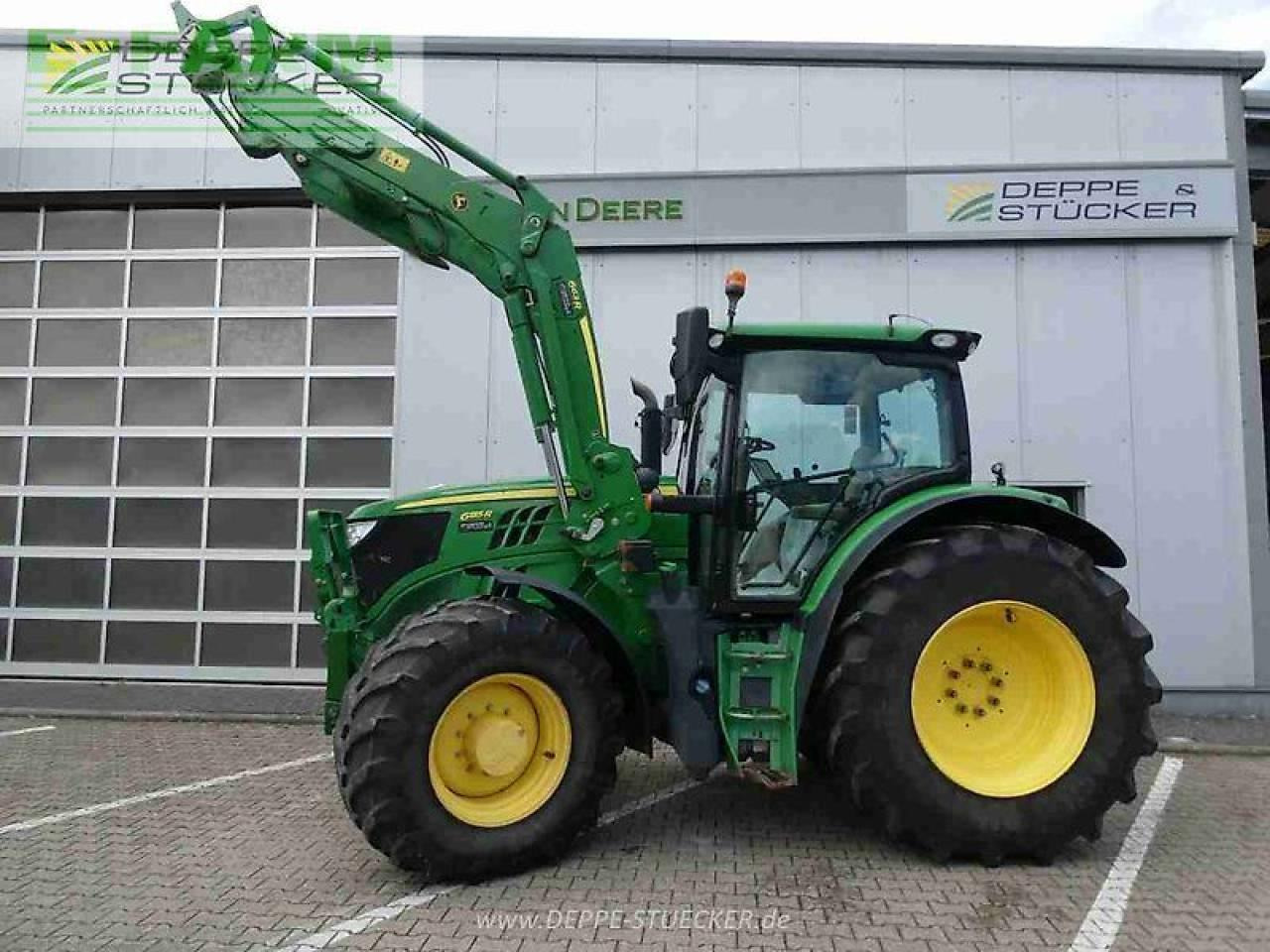 John Deere 6155r + 663r - Traktorius: foto 1 John Deere 6155r + 663r - Traktorius: foto 1