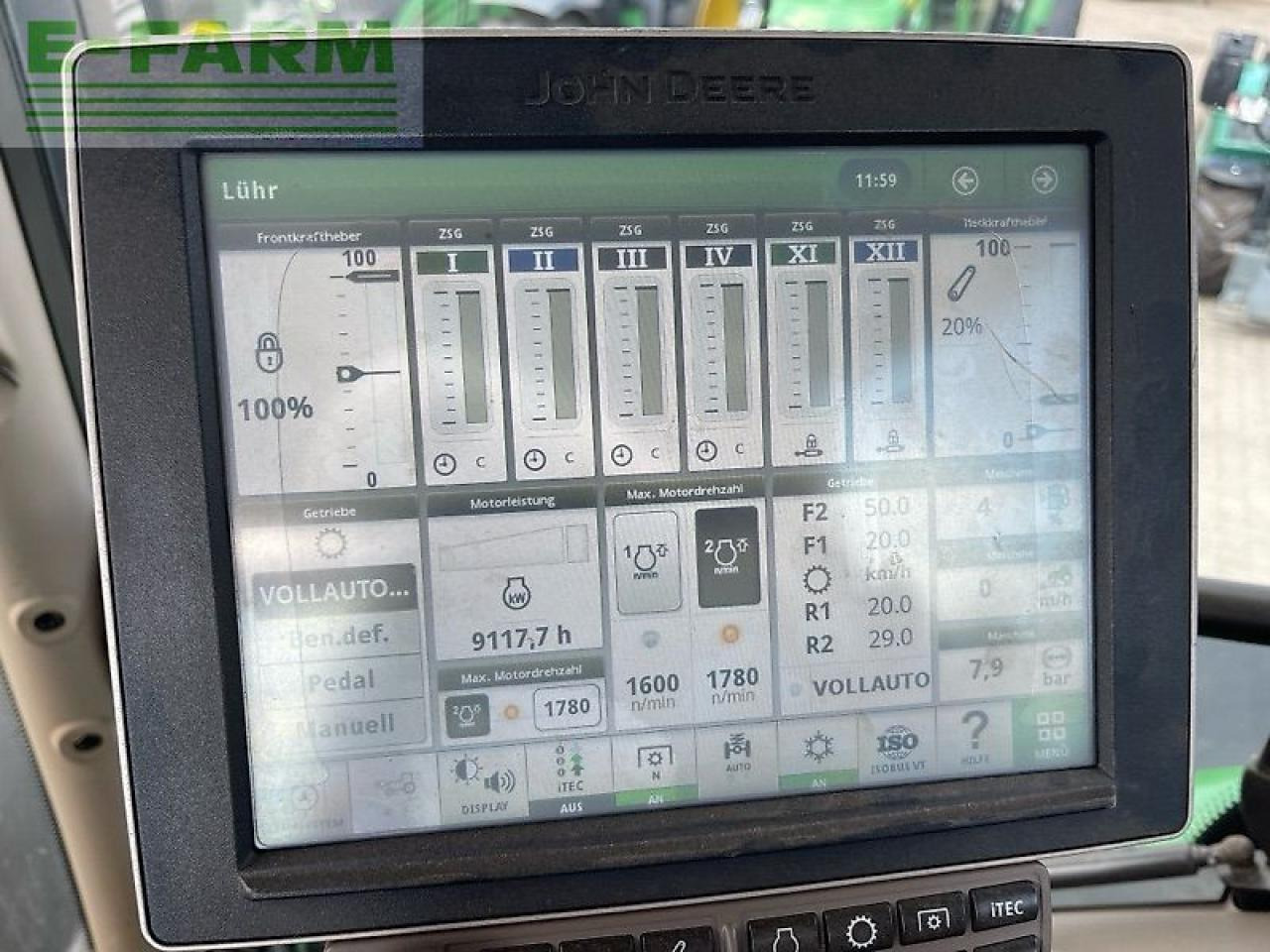 Traktorius John Deere 6175 r: foto 16