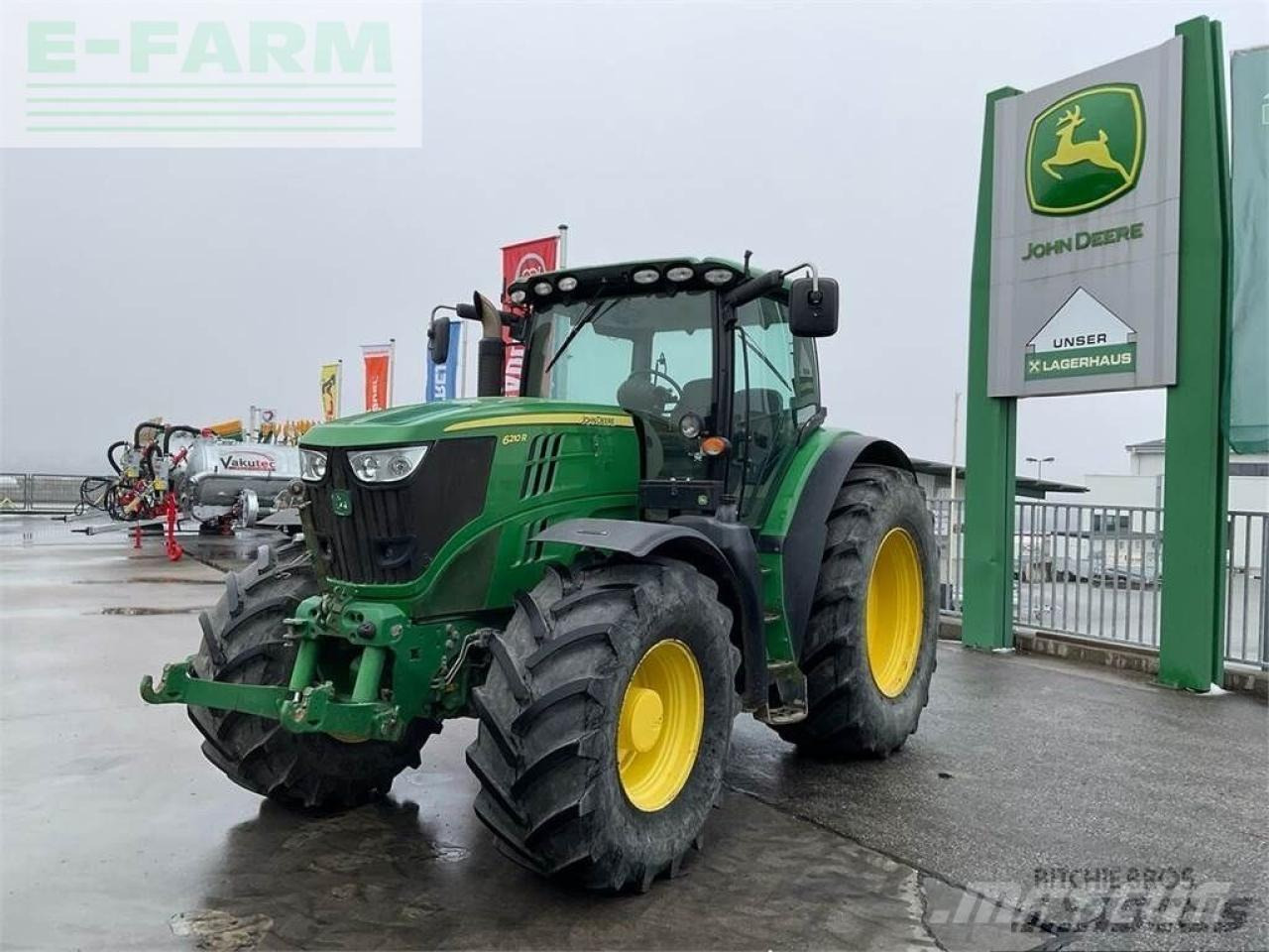 John Deere 6210r - Traktorius: foto 1 John Deere 6210r - Traktorius: foto 1