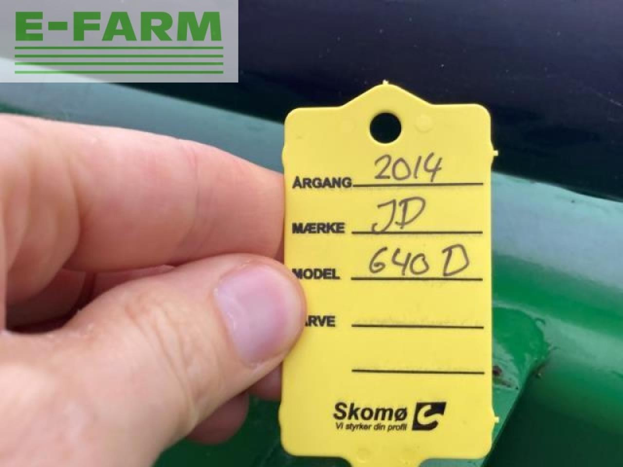 Įranga už pašarų kombainai John Deere 640d: foto 18