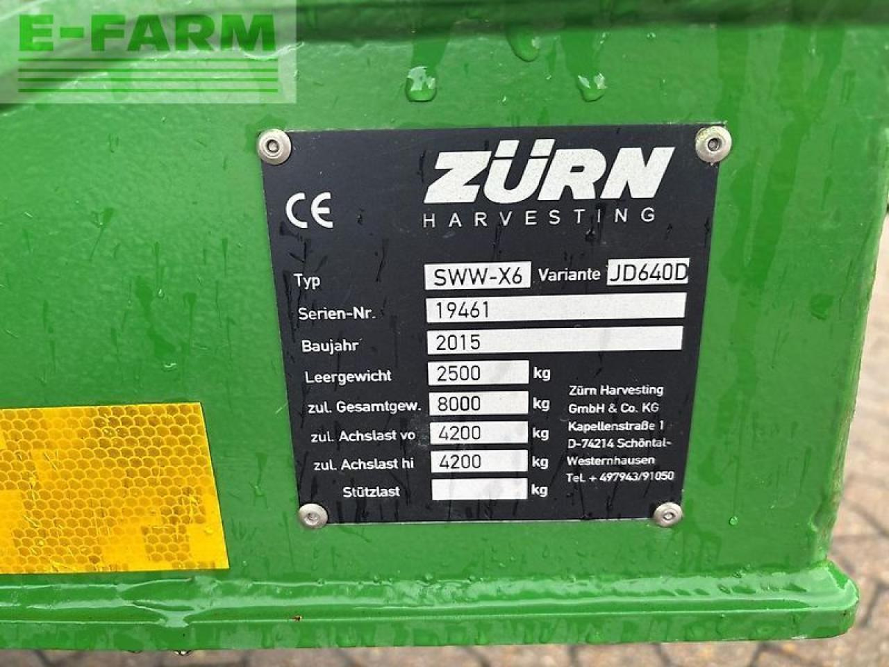 John Deere 640d - Įranga už pašarų kombainai: foto 3 John Deere 640d - Įranga už pašarų kombainai: foto 3