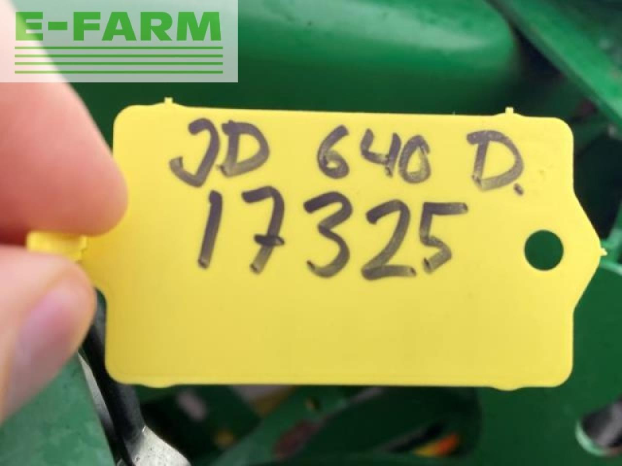 Įranga už pašarų kombainai John Deere 640d: foto 17