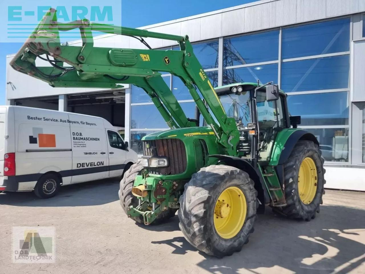 John Deere 6820 - Traktorius: foto 1 John Deere 6820 - Traktorius: foto 1