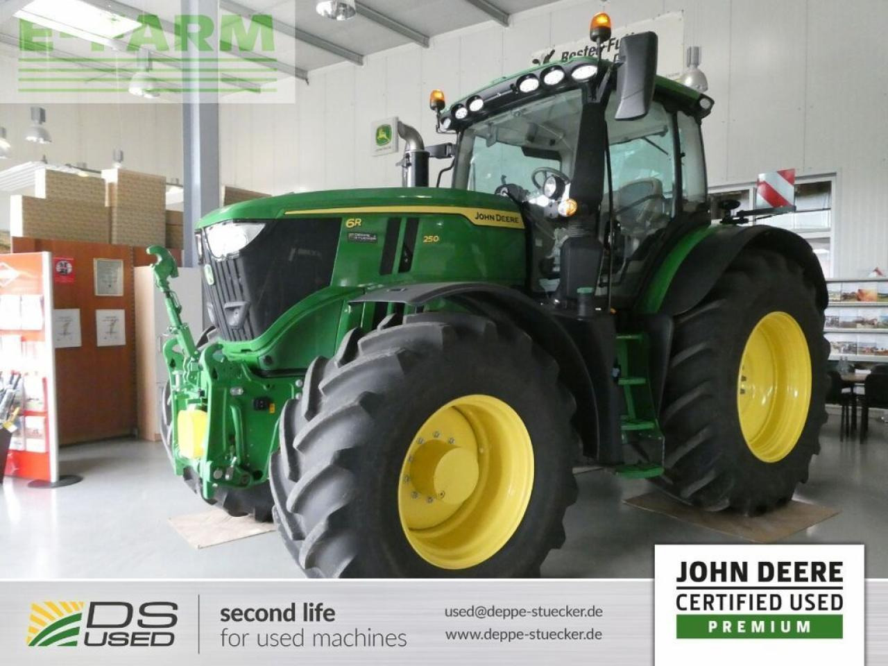 John Deere 6r 250 - Traktorius: foto 1 John Deere 6r 250 - Traktorius: foto 1