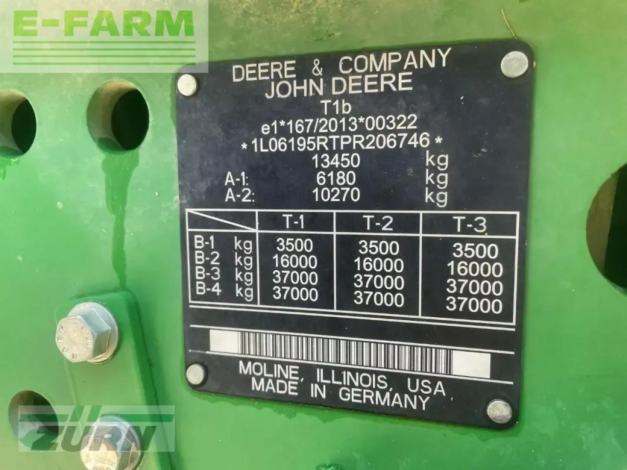 John Deere 6r195 / 6r 195 - Traktorius: foto 5 John Deere 6r195 / 6r 195 - Traktorius: foto 5