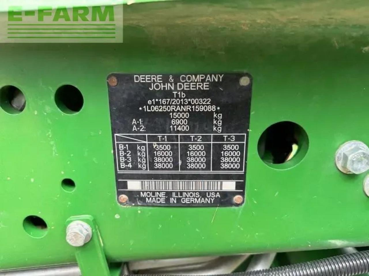 John Deere 6r250 - Traktorius: foto 4 John Deere 6r250 - Traktorius: foto 4