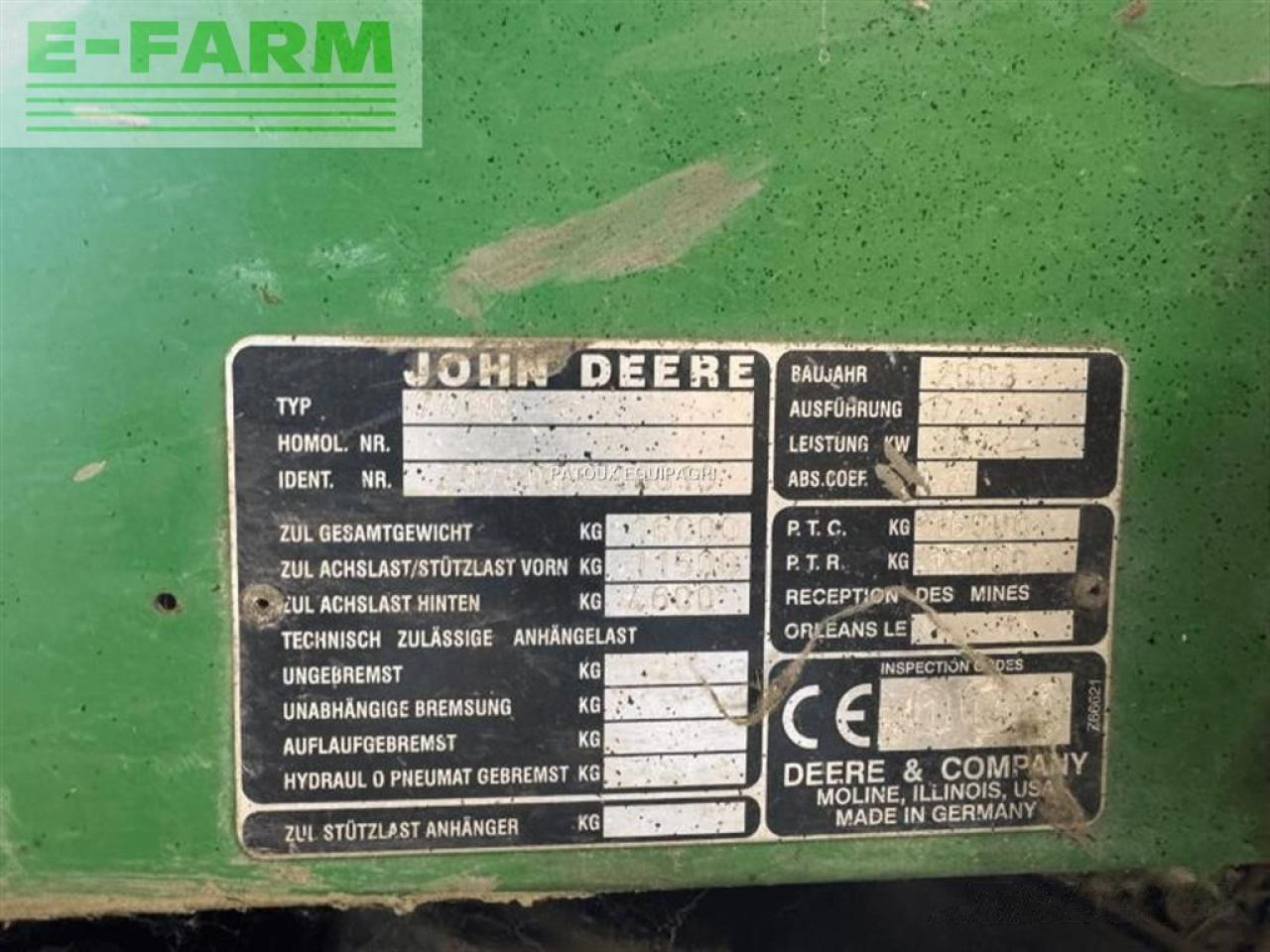 John Deere 7400 4rm - Pašarų kombainas: foto 4 John Deere 7400 4rm - Pašarų kombainas: foto 4