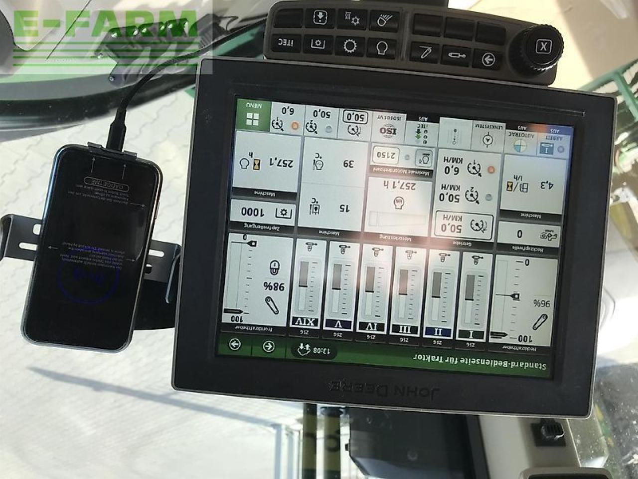 Traktorius John Deere 7r 350 reaktive lenkung!: foto 11