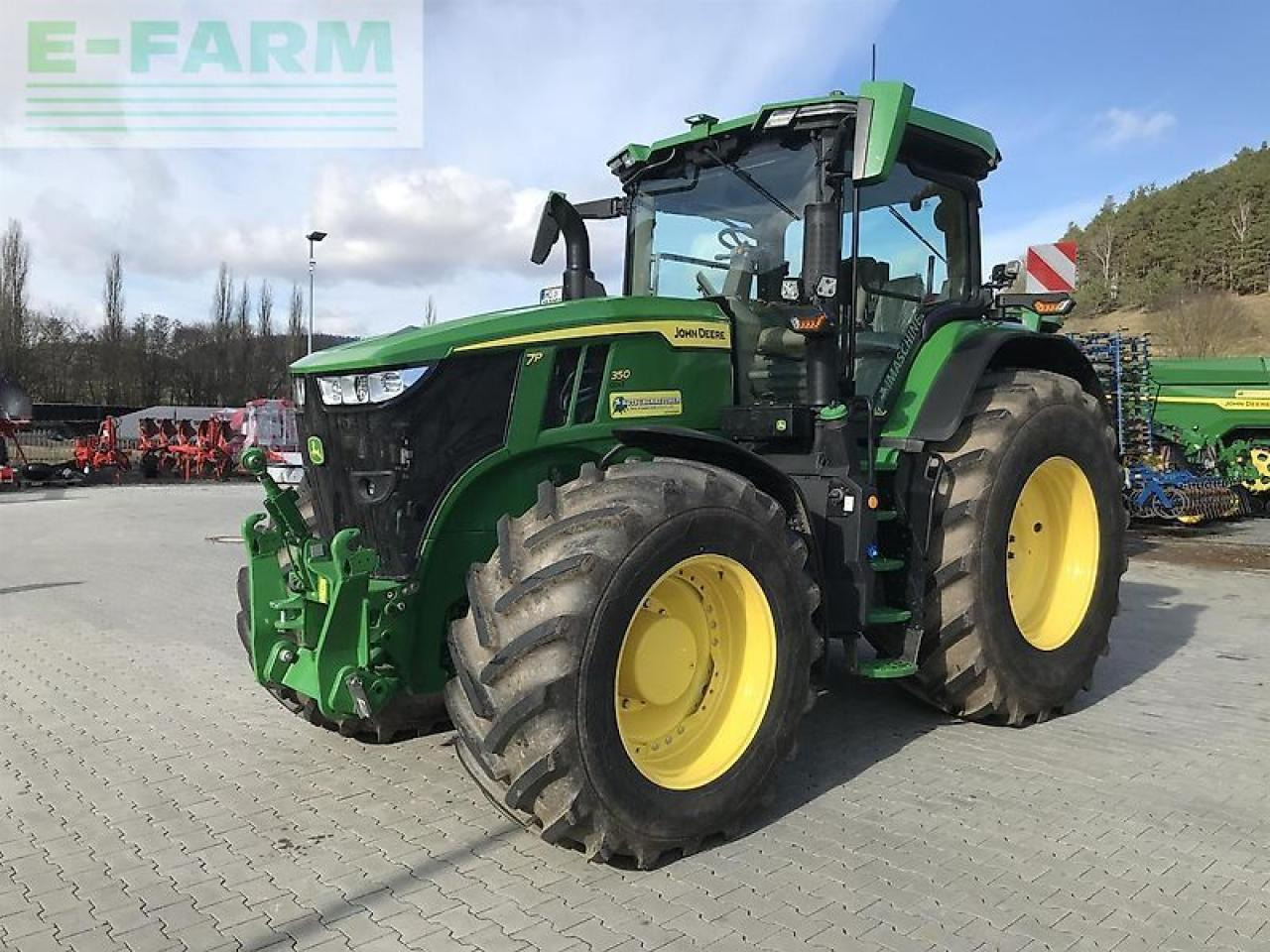 Traktorius John Deere 7r 350 reaktive lenkung!: foto 6