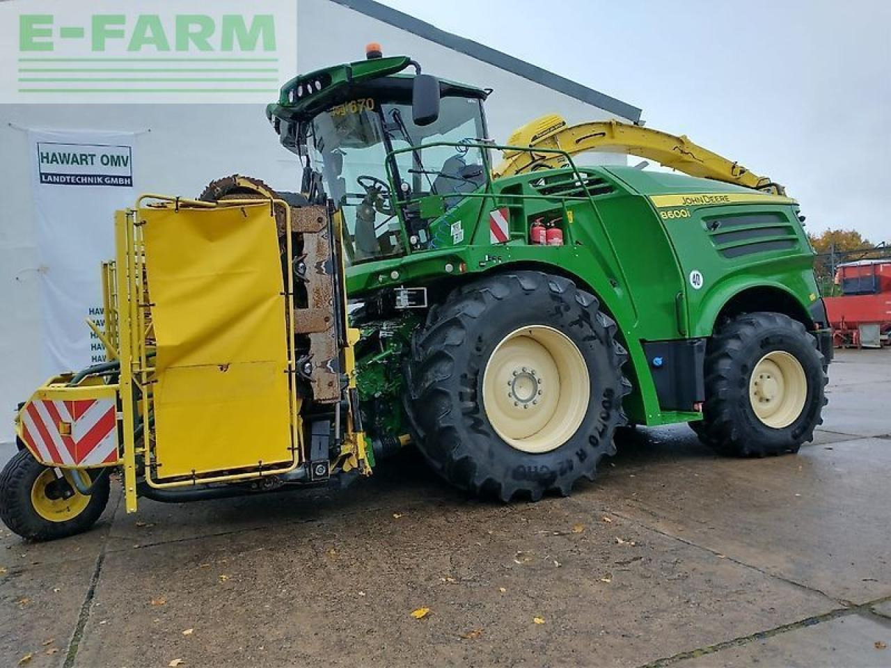 John Deere 8600 - Pašarų kombainas: foto 1 John Deere 8600 - Pašarų kombainas: foto 1