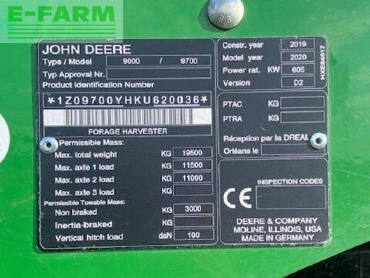 John Deere 9700i prodrive 40km/h - Pašarų kombainas: foto 4 John Deere 9700i prodrive 40km/h - Pašarų kombainas: foto 4