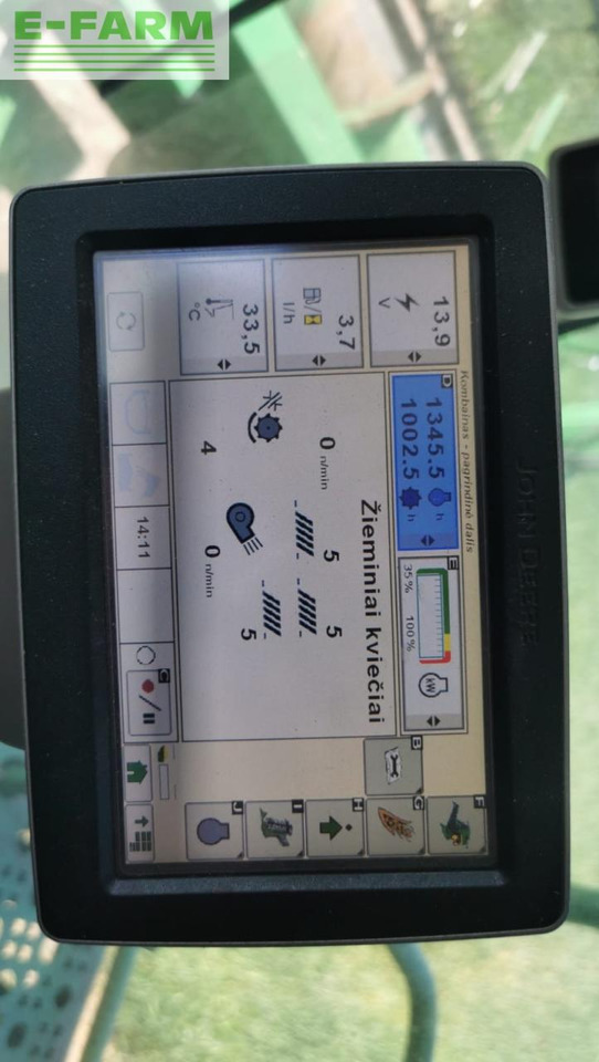 Derliaus nuėmimo kombainas John Deere W540: foto 15