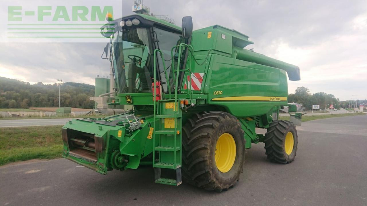 John Deere c670 + geringhoff vs610 - Derliaus nuėmimo kombainas: foto 1 John Deere c670 + geringhoff vs610 - Derliaus nuėmimo kombainas: foto 1