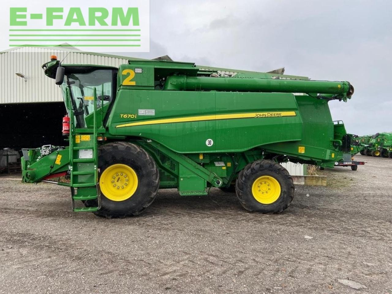John Deere t670 my20 - Derliaus nuėmimo kombainas: foto 5 John Deere t670 my20 - Derliaus nuėmimo kombainas: foto 5