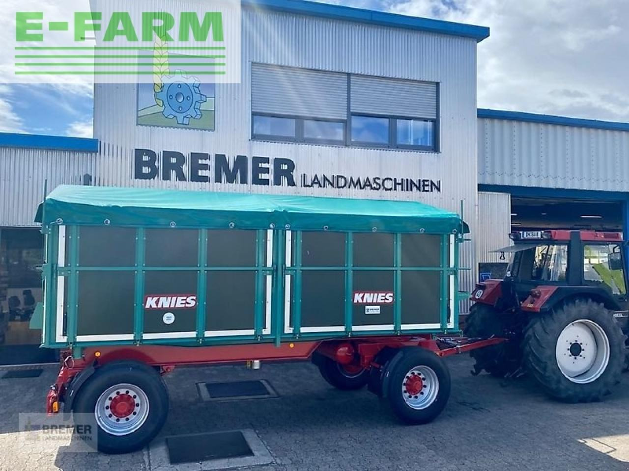 Knies kd 180 mit abdeckplane - Savivartė traktorinė priekaba: foto 1 Knies kd 180 mit abdeckplane - Savivartė traktorinė priekaba: foto 1