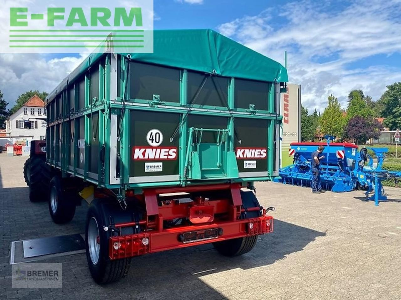 Knies kd 180 mit abdeckplane - Savivartė traktorinė priekaba: foto 4 Knies kd 180 mit abdeckplane - Savivartė traktorinė priekaba: foto 4
