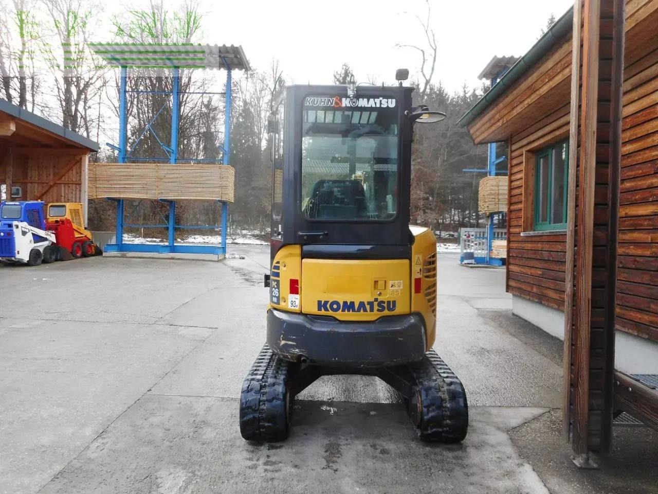 Komatsu pc 26mr-3 ( 2.710kg ) mit powertilt - Mini ekskavatorius: foto 3 Komatsu pc 26mr-3 ( 2.710kg ) mit powertilt - Mini ekskavatorius: foto 3