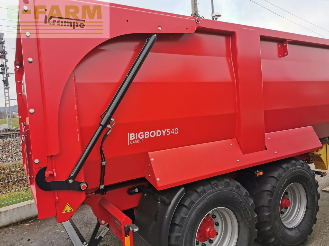 Krampe Big Body 540 - Savivartė traktorinė priekaba: foto 5 Krampe Big Body 540 - Savivartė traktorinė priekaba: foto 5