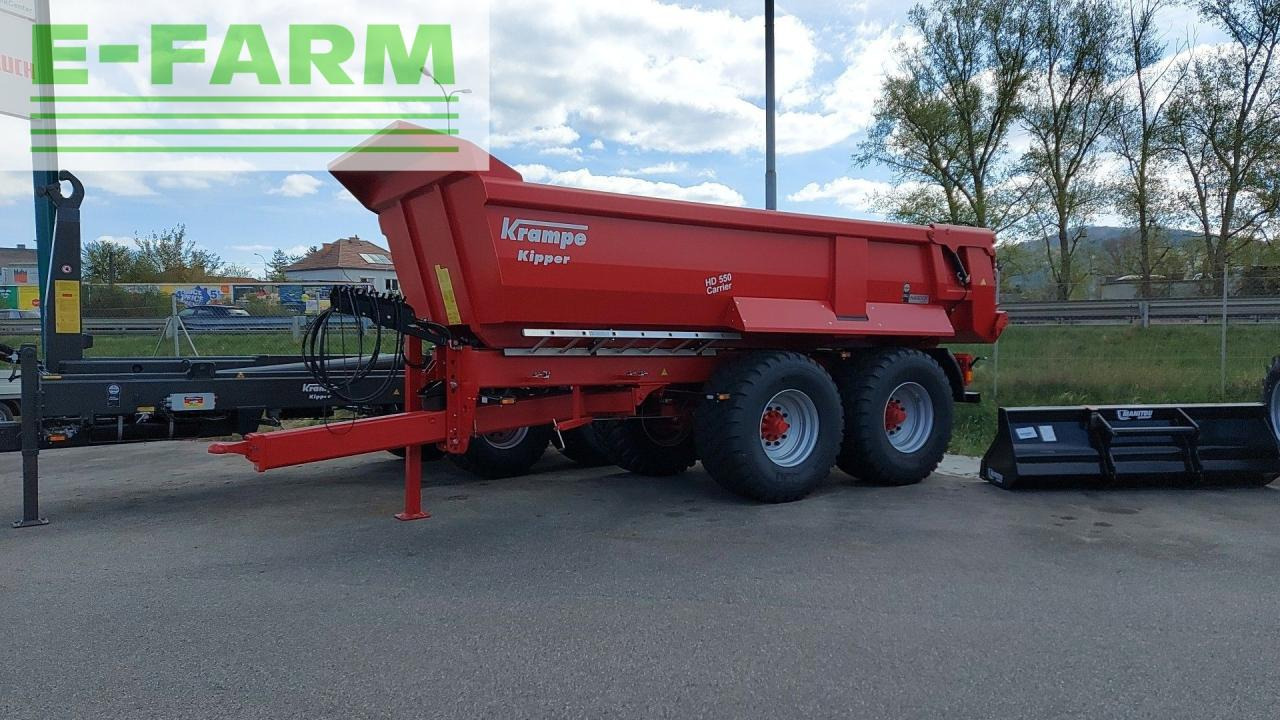 Krampe HD 550 Carrier - Savivartė traktorinė priekaba: foto 1 Krampe HD 550 Carrier - Savivartė traktorinė priekaba: foto 1