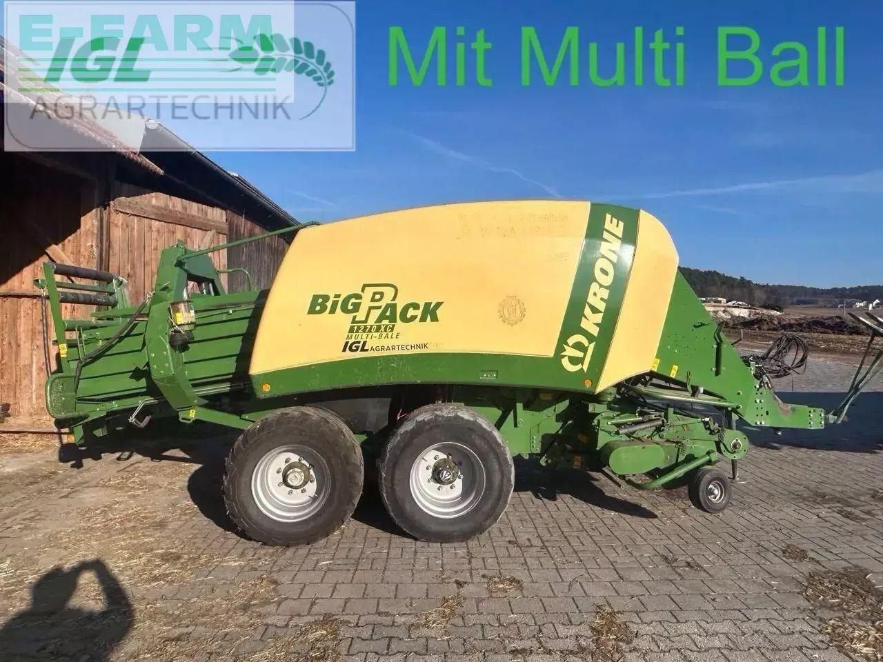 Krone big pack 1270 xc multi bale - Stačiakampių ryšulių presas: foto 1 Krone big pack 1270 xc multi bale - Stačiakampių ryšulių presas: foto 1