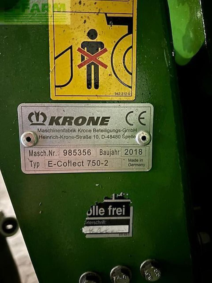 Krone big x 630 - Pašarų kombainas: foto 4 Krone big x 630 - Pašarų kombainas: foto 4
