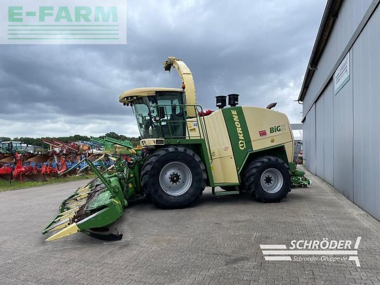 Krone big x 700 + easycollect 903 + easyflow - Pašarų kombainas: foto 4 Krone big x 700 + easycollect 903 + easyflow - Pašarų kombainas: foto 4