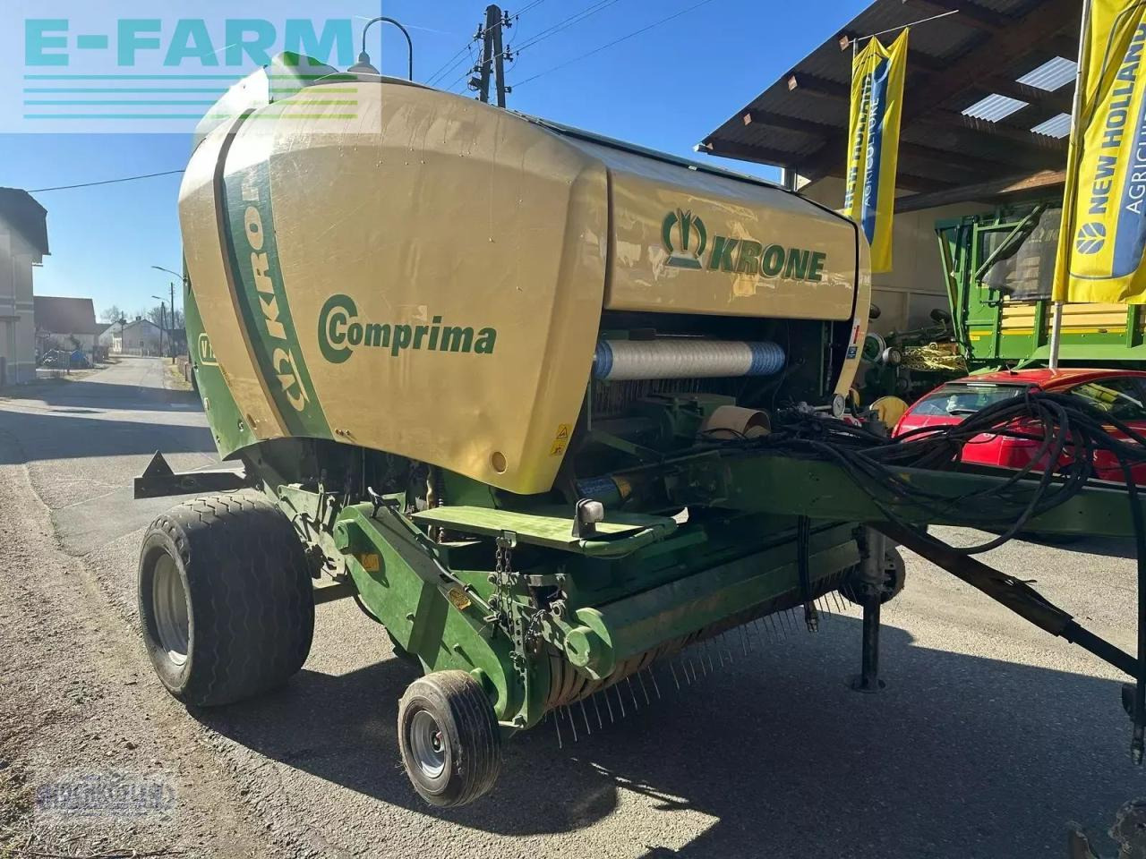 Stačiakampių ryšulių presas Krone comprima v 150 xc: foto 8