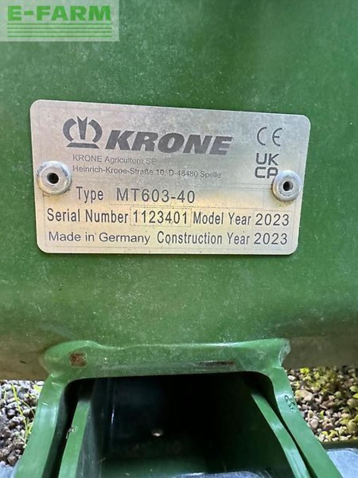 Krone easy cut f320m, mt603-40 - Šienapjovė: foto 5 Krone easy cut f320m, mt603-40 - Šienapjovė: foto 5