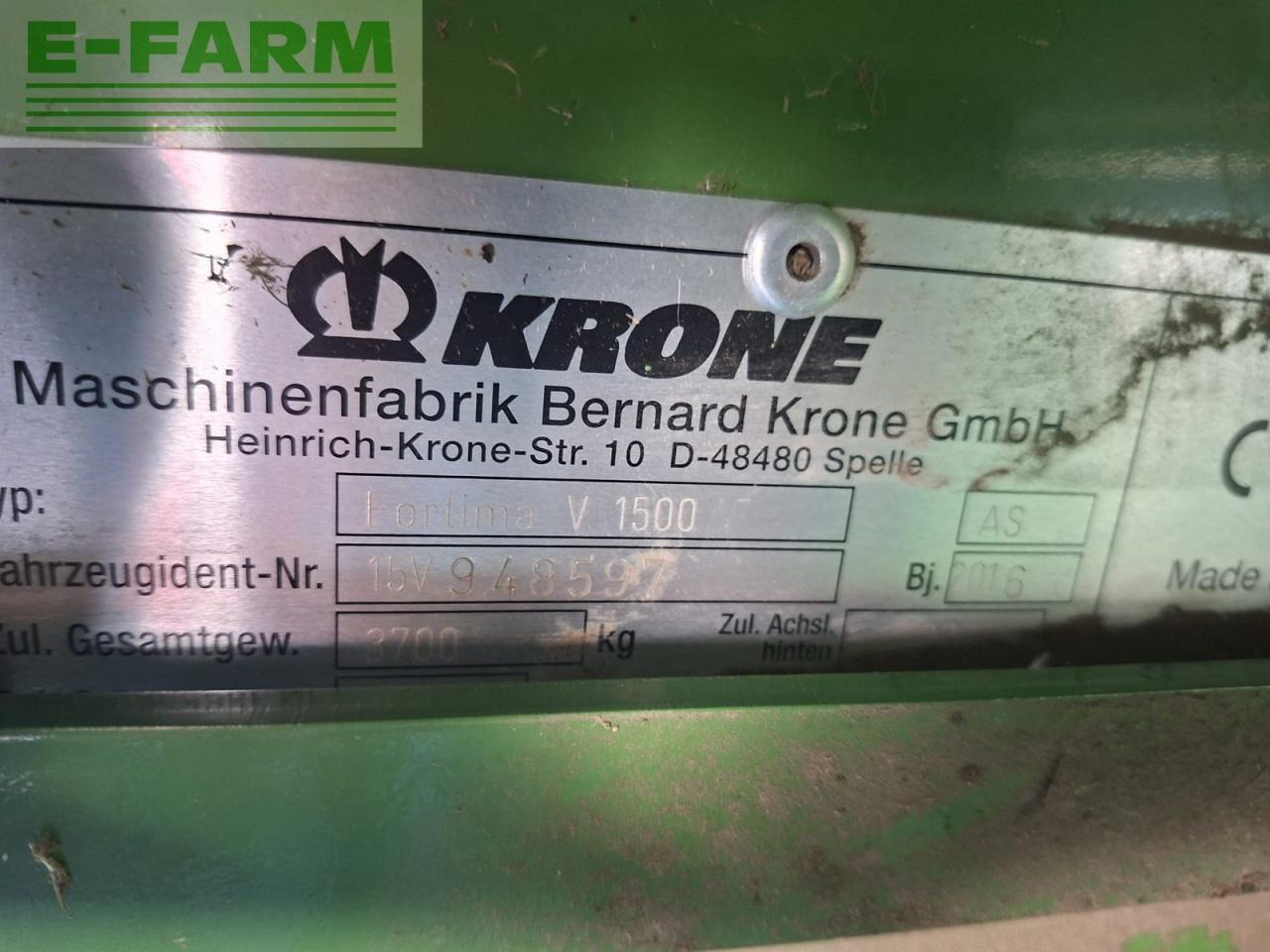 Krone fortima v 1500 mc - Stačiakampių ryšulių presas: foto 4 Krone fortima v 1500 mc - Stačiakampių ryšulių presas: foto 4