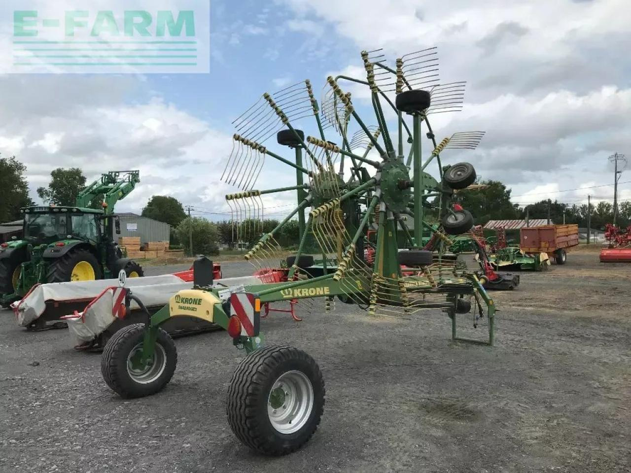 Krone swadro tc 760 - Šieno grėblys/ Vartytuvas: foto 4 Krone swadro tc 760 - Šieno grėblys/ Vartytuvas: foto 4