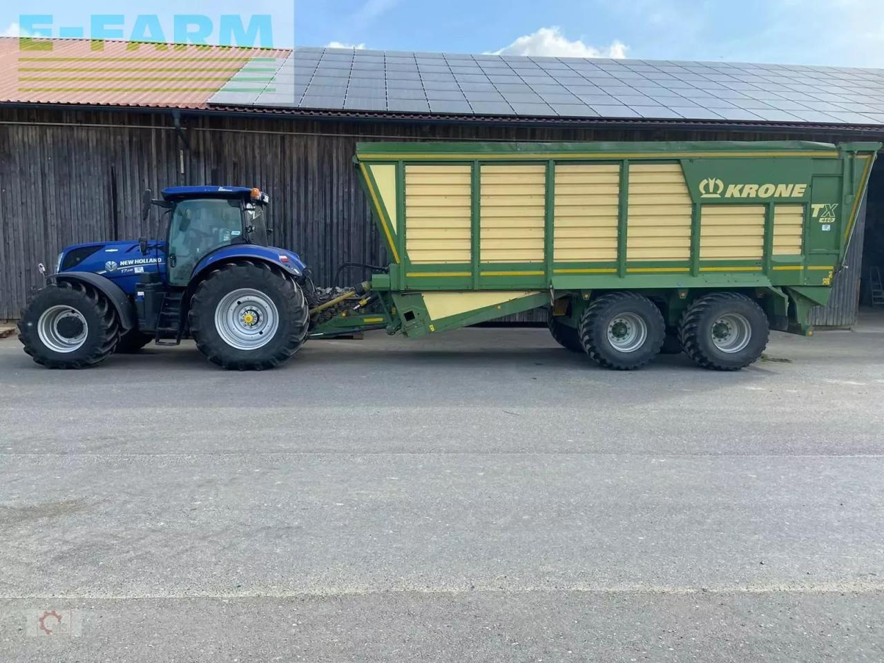 Krone tx 460 häcksel transportwagen zwangslenkung kratzboden - Savivartė traktorinė priekaba: foto 1 Krone tx 460 häcksel transportwagen zwangslenkung kratzboden - Savivartė traktorinė priekaba: foto 1