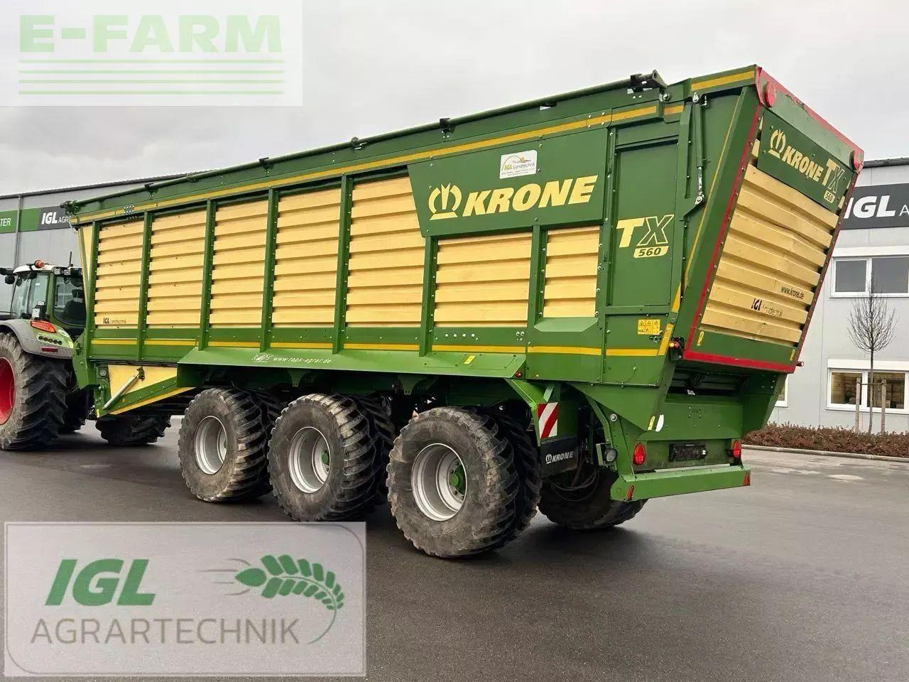 Krone tx 560 - Savivartė traktorinė priekaba: foto 3 Krone tx 560 - Savivartė traktorinė priekaba: foto 3