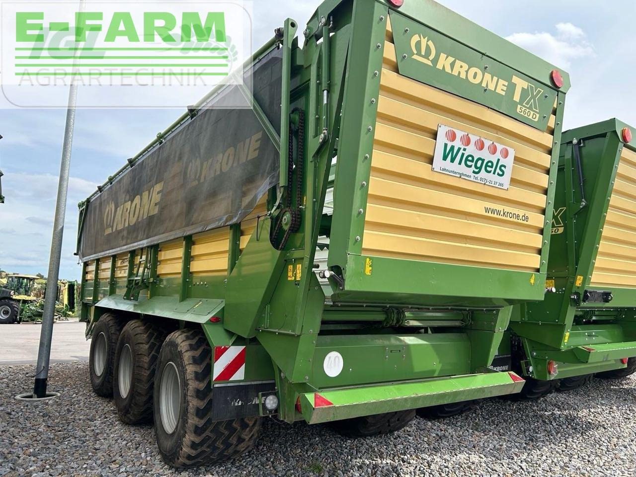 Krone tx 560 d - Savivartė traktorinė priekaba: foto 2 Krone tx 560 d - Savivartė traktorinė priekaba: foto 2