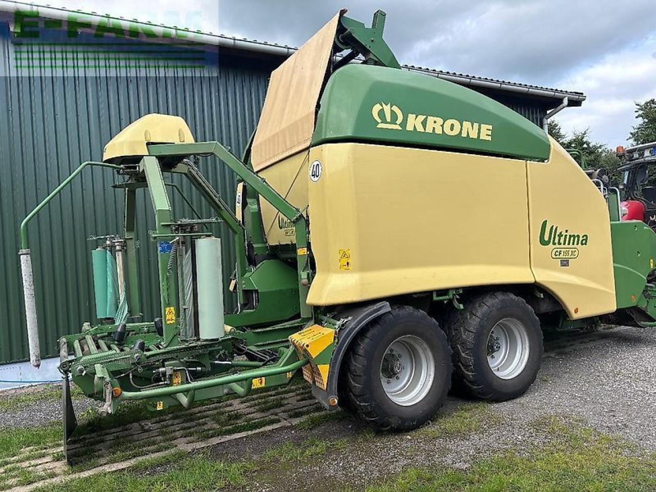 Stačiakampių ryšulių presas Krone ultima cf 155 xc: foto 10