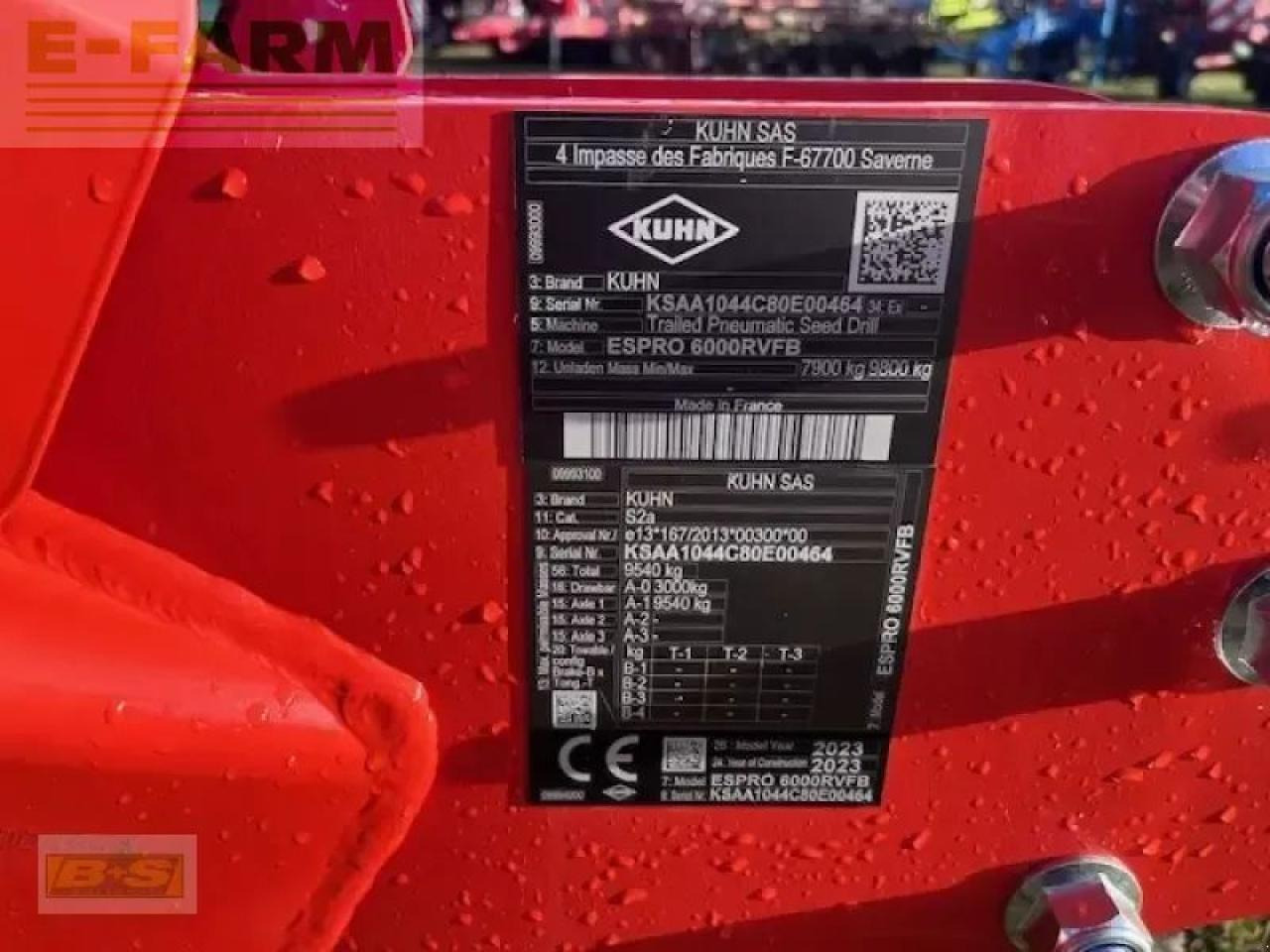 Kuhn espro r 6000 vistaflow - Kombinuota sėjamoji: foto 2 Kuhn espro r 6000 vistaflow - Kombinuota sėjamoji: foto 2