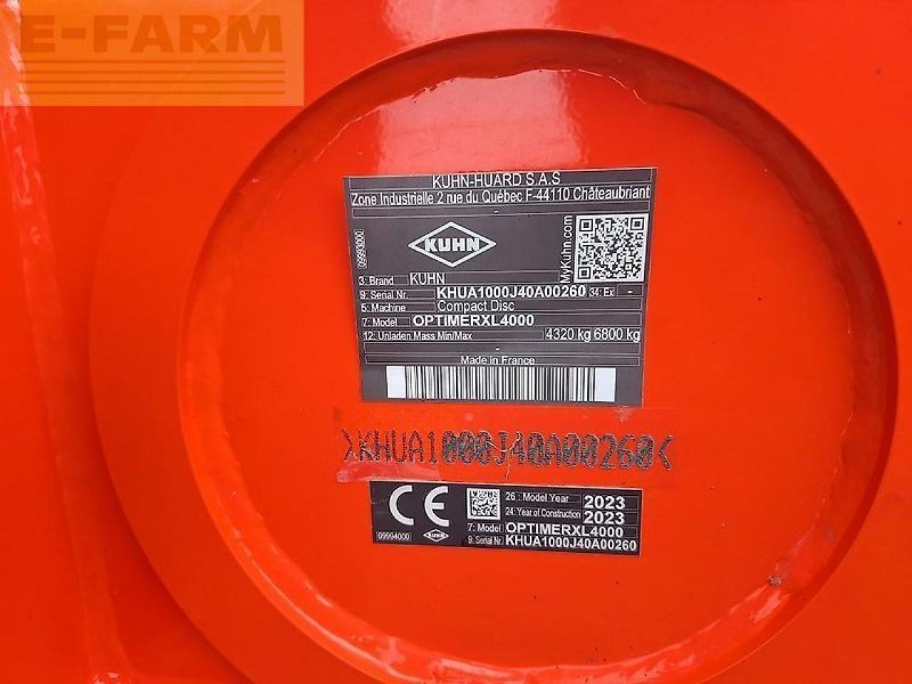 Kuhn optimer xl4000 - Diskiniai skutikai: foto 5 Kuhn optimer xl4000 - Diskiniai skutikai: foto 5